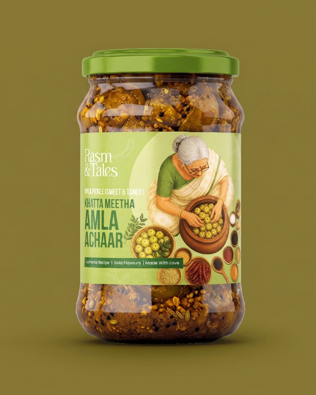 Amla Pickle (Sweet & Tangy)