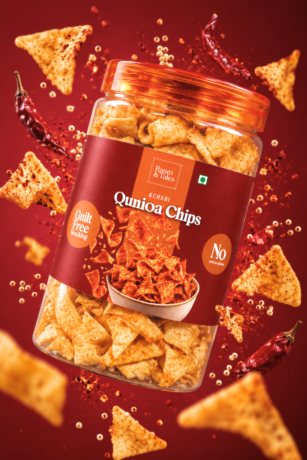 Achaari Quinoa Chips