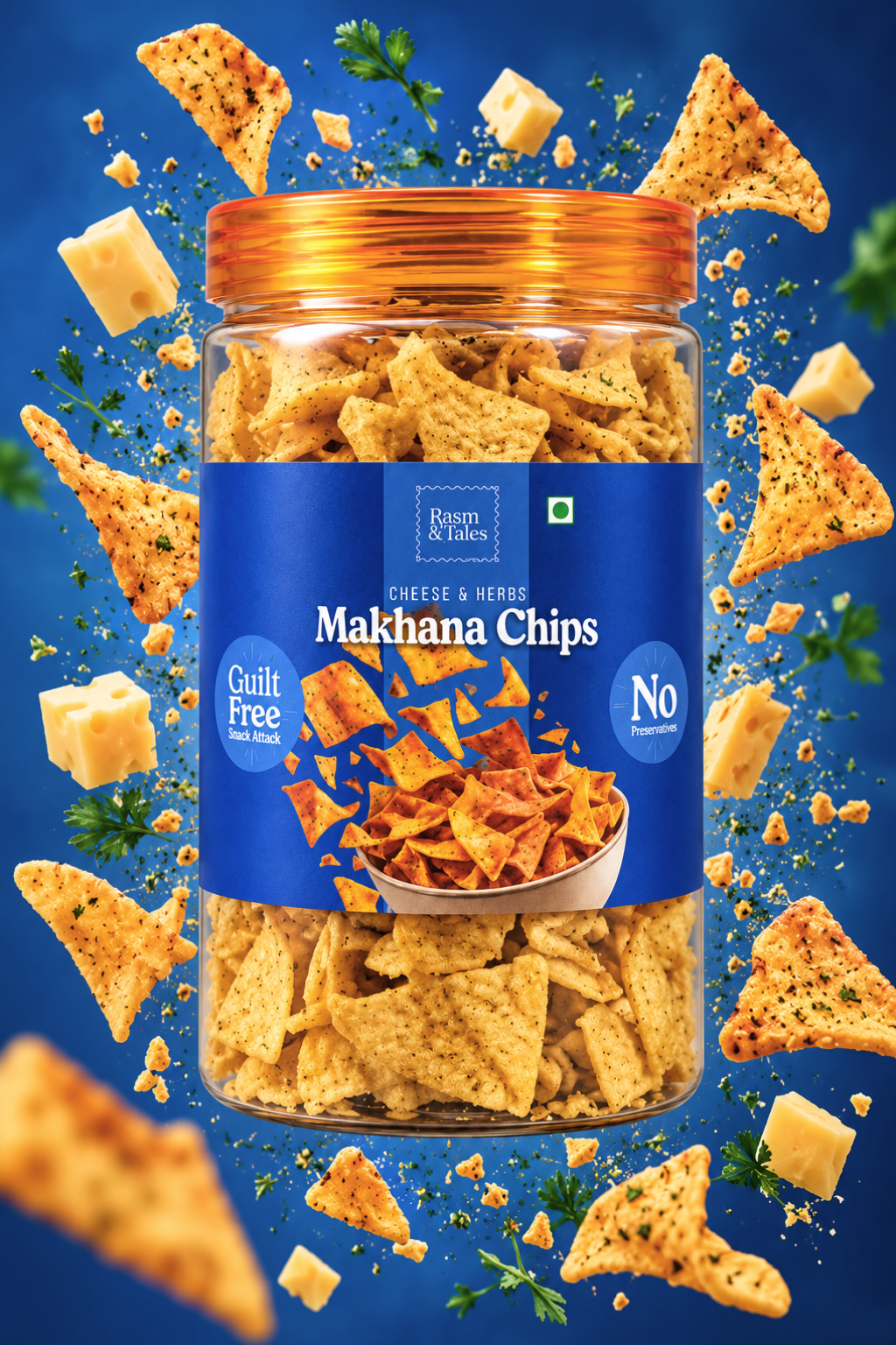 Cheese & Herbs Makhana Chips