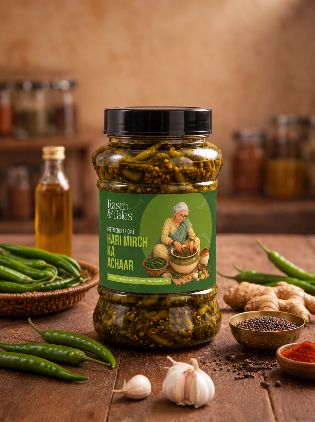 Hari Mirch ka Achaar