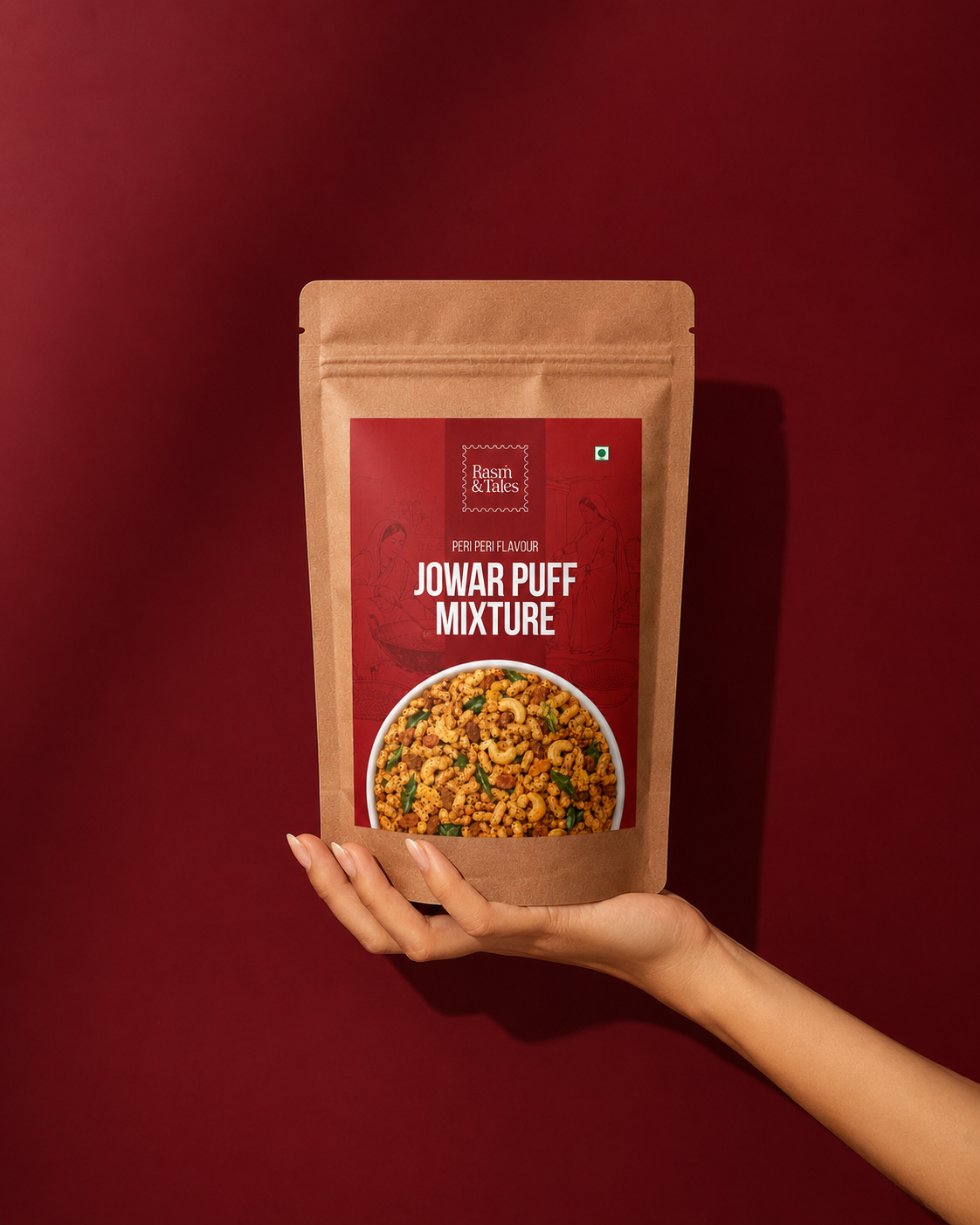 Peri Peri Jowar Puff Mixture