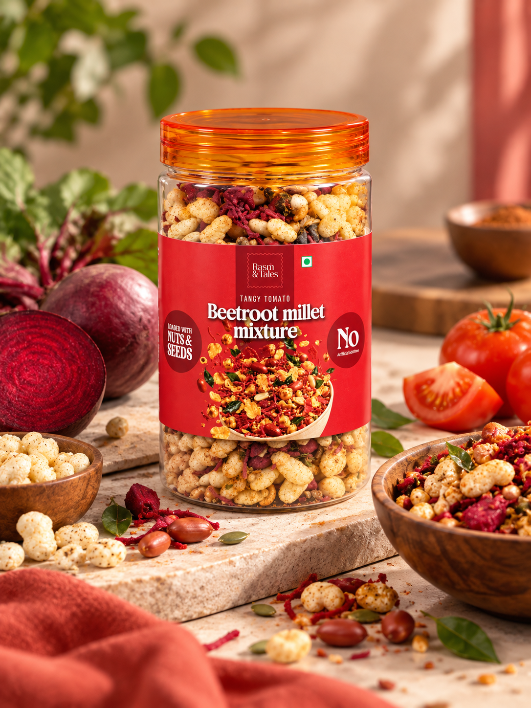 Beetroot Millet Mixture (Tangy Tomato)