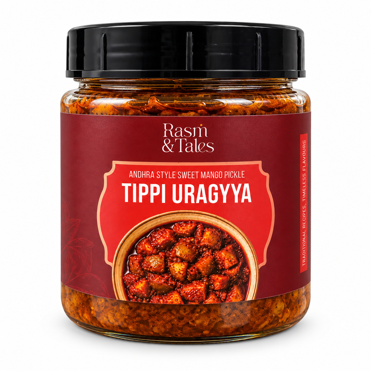 Andhra Style Sweet Mango Pickle (Tippi Uragaya)