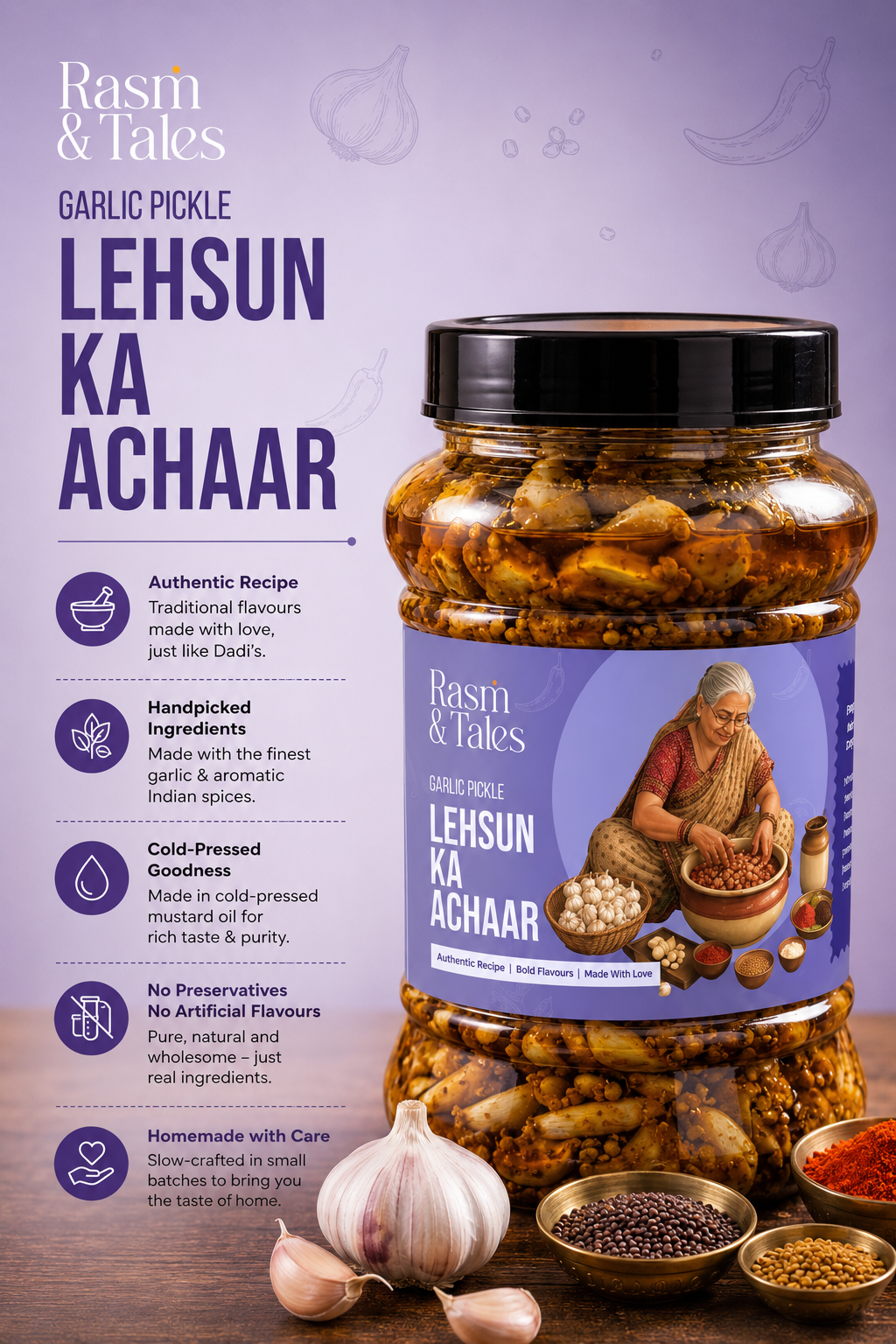 Garlic Achaar