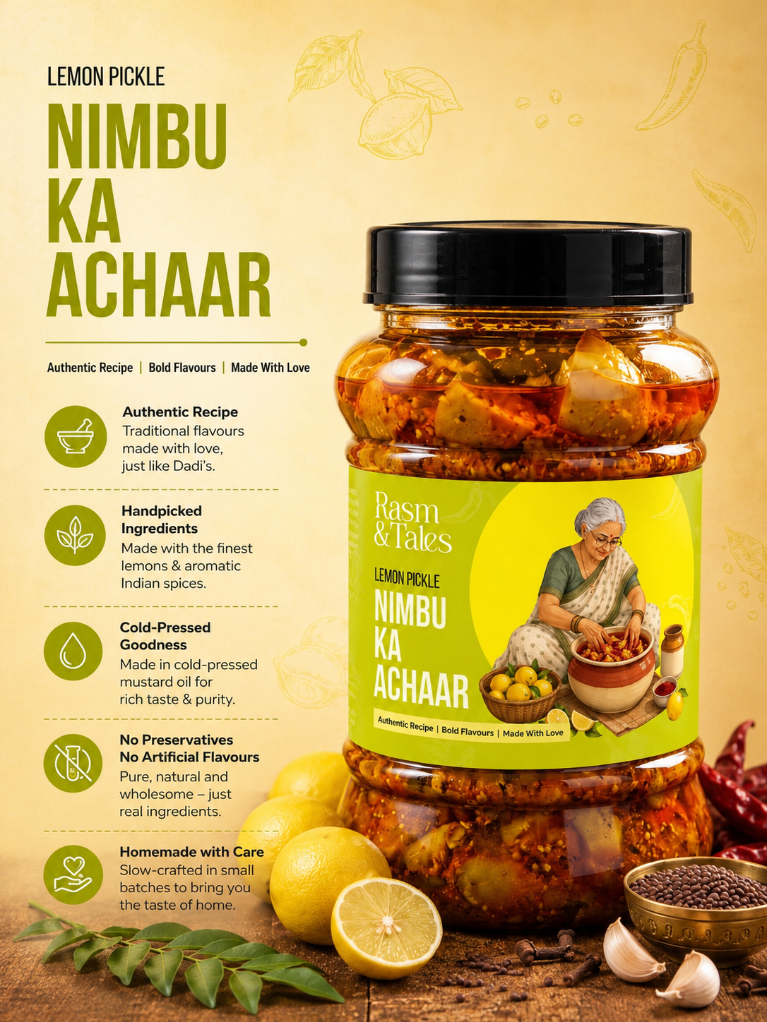 Nimbu Ka Achaar (Lemon Pickle)