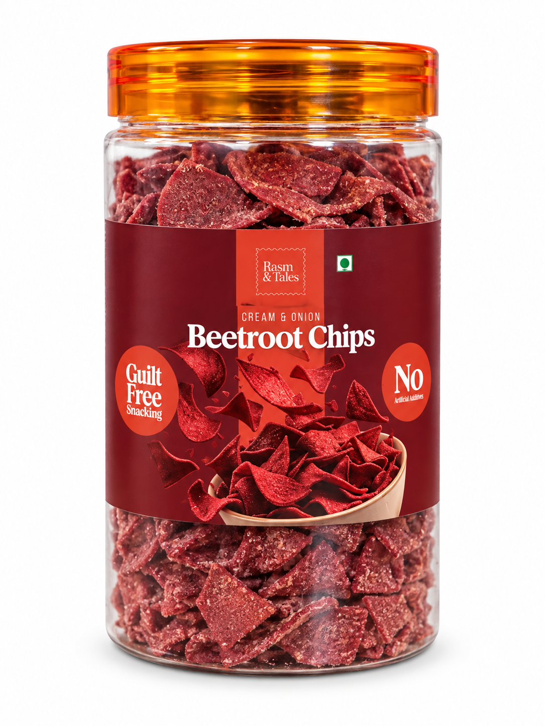 Cream & Onion Beetroot Chips
