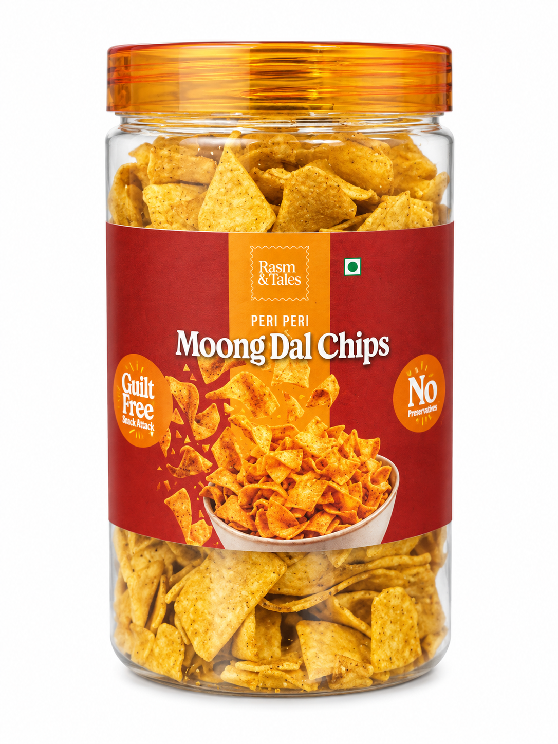 Peri Peri Moong Dal Chips